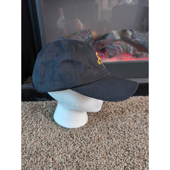 Prince Official Symbol Black Gold Embroidered Baseball Cap Adjustable Strapb - Picture 4 of 6